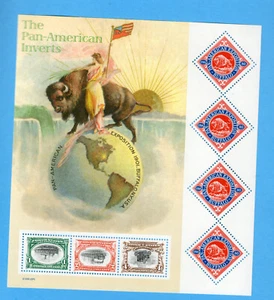 E PAN-AMERICAN INVERTS SHEETS 3505  7 STAMPS MNH - Picture 1 of 1