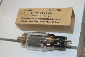 Tubo VT-266 #1616 con scatola originale General Electric Hytron 56/40 TUV7 - Foto 1 di 9