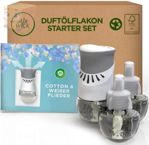 Air Wick Duftstecker Lufterfrischer Cotton & Flieder 3x19ml Nachfüller, blumig - Bild 1 von 11