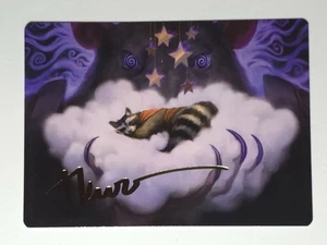 Tarjeta de arte Kitnap (firma estampada en oro) serie de arte: Bloomburrow regular - Imagen 1 de 2