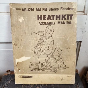 Vtg 1972 Heathkit Assembly Manual Model AR-1214 AM-FM Stereo Solid Receiver - Picture 1 of 15