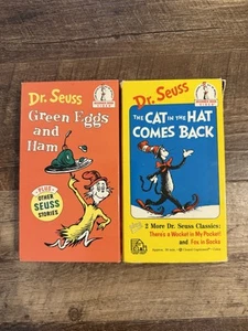 The Cat In The Hat Comes Back & Green Eggs And Ham DR SEUSS (VHS Lot of 2) - Picture 1 of 3