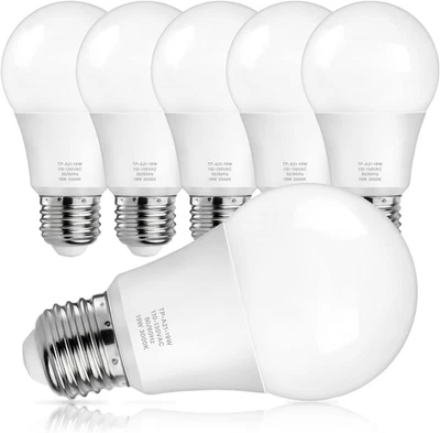 Maxvolador A21 LED Light Bulbs, 150 Watt Equivalent, Soft White 3000K, 2600LM, E - Image 1 of 4