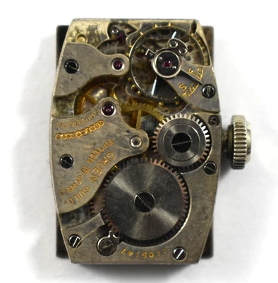 Lote Movimiento Reloj Pulsera Vintage Gruen Cuerda Manual 15J 157.wh Foto 1 de 3