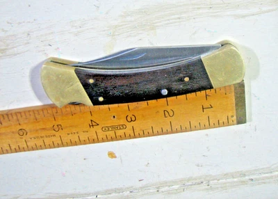 Cuchillo plegable de caza Buck 110 vintage 1974-80 Foto 1 de 3