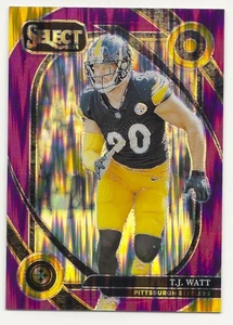 Amortiguador Prizm púrpura nivel club 2024 Select/360 vatios T.J. Pittsburgh Steelers - Imagen 1 de 2