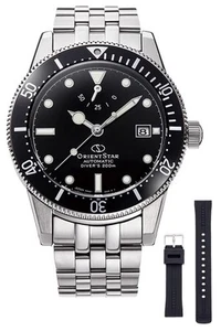ORIENT STAR Watch M42 F6 Diver 1964 2nd RK-AU0601B Men's Black NEW - Picture 1 of 1