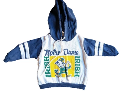 Sudadera Irlandesa Luchadora De Colección Notre Dame 12 Mo NCAA Universidad EE. UU. Bebé Foto 1 de 4