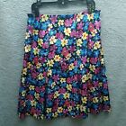 Koret Petites Women's Floral Embellished Skirt 100% Polyester 34.5