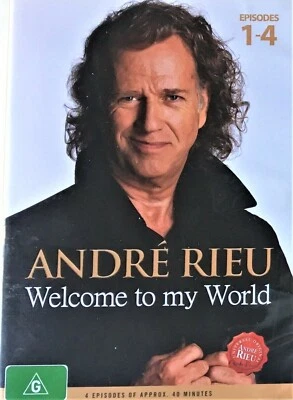ANDRÉ ANDRE RIEU Welcome To My World Part 1 Episodes 1-4 DVD MUSIC WORLDWIDE R0  - Image 1 of 2