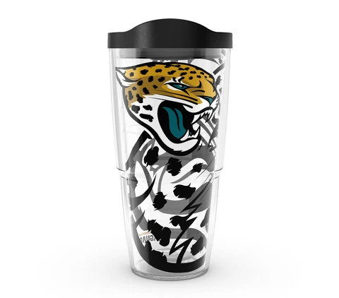 Jacksonville Jaguars Tervis 24oz Tumbler New Football NFL Cup insulated Lid Cover