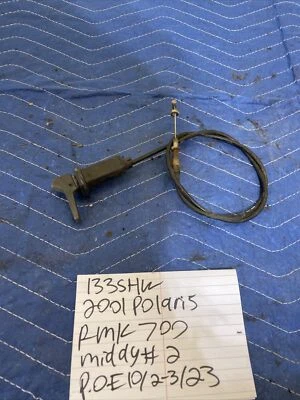 2001 Polaris Rmk 700 Choke Cable Lever Assembly 133 - Image 1 of 4