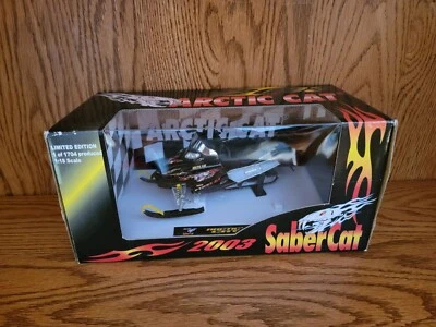 2003 Arctic Cat Firecat Sabercat 1:18 Scale Diecast Model Snowmobile  - Image 1 of 4