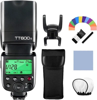 Godox TT600S Thinklite Camera Flash Speedlite GN60 Built-in 2.4G Wireless System - Image 1 of 4