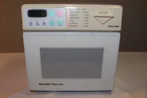 Sharp Half Pint R-1A56 Compact Carousel Microwave Oven Dorm RV Tiny Home - Picture 1 of 12