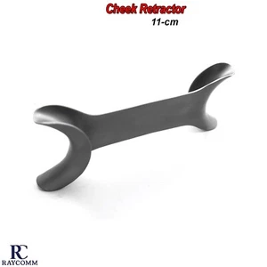 Retractor dental de mejillas de acero retractores de lengua labial abridor de boca instrumentos nuevo - Imagen 1 de 5