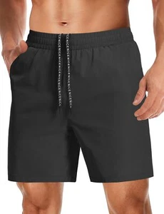 Mens Athletic Shorts 7 Inch Quick Dry Gym Running Shorts with Pockets Lightwe... - Picture 1 of 7