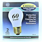 2pk 60W A15 130V Tuff Kote Shatter Resistant Incandescent Appliance Light Bulb photo