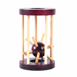 Lernspielzeug Geschenk entsperrt Puzzle Spiel IQ Mind Brainteaser Holz - Bild 1 von 4