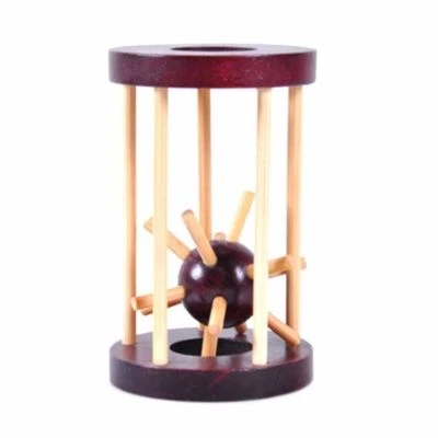 Educational Toy Gift Unlocked Puzzle Game IQ Mind Brain Teaser Wooden - Image 1 of 4