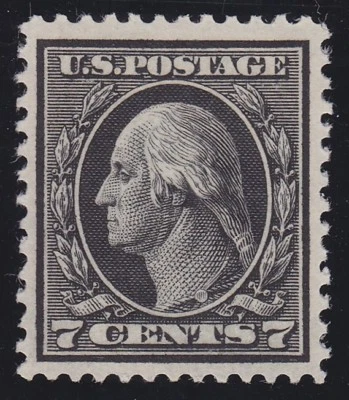 US 407 7c Washington Mint VF-XF OG NH w/ PF Cert - Image 1 of 3