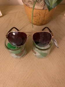 NEW Revlon Womens Trendy Gold Aviator 100% UV protection Fashion Stylish RVN 43 - Picture 1 of 12