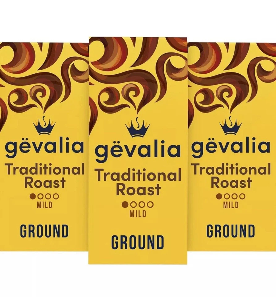 Gevalia Traditional Roast Whole Bean Coffee 12 Oz