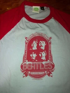 2005 Vintage DISTRESSED THE BEATLES PEPPER Era Baseball T-Shirt  Size Medium - Picture 1 of 6