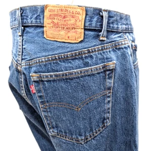 Vtg LEVI'S 501 Blue Jeans EVEN FADE Mens USA 501-0115 Marked 36/32 Actual 34x32* - Picture 1 of 12