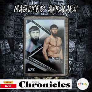 Magomed Ankalaev Black Insert Card 2022 Panini Chronicles UFC No. 211
