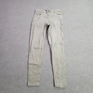 Hollister High Rise Super Skinny Jeans Girls 9 Tan Classic Stretch Ankle Casual - Picture 1 of 8