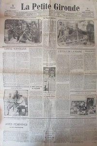 WW1 LA PETITE GIRONDE 1915 TAKE SLICE PIECES ARTILLERY KING FERDINAND - Picture 1 of 1