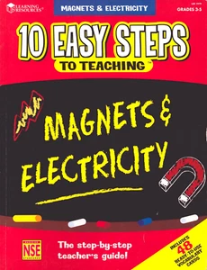 10 Easy Steps to Teaching Magnets and Electricity Teacher's Guide + Word Cards - Picture 1 of 1