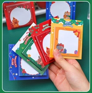 4pk Cute Christmas Sticky Notes Pad Xmas Stocking Bag Fillers For Children Kids - Picture 1 of 10