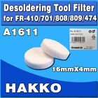 2 Filters sponge for HAKKO A1009 Desoldering Gun Iron station FR-809 FR-474
