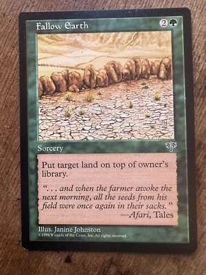 MTG Fallow Earth Mirage Regular Uncommon  Magic The Gathering - Image 1 of 2