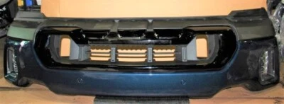 2020 - 2022 GMC Sierra 高清前保险杠组件带雾和传感器原始设备制造商 AT4 蓝色 MTLC — 第 1/4 张图片