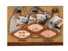 2001 SP Game Bat Milestone Piece of the Action Trios #OJC Oneill/Justice/Clemens