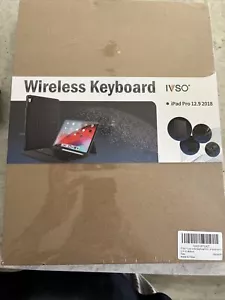 NUOVO! Custodia tastiera IVSO per Apple iPad Pro 12.9 2018 supporto cover custodia wireless - Foto 1 di 1