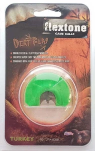 Turkey Mouth Call Flextone DIRT FLAP Double Latex Reed Batwing Cut Yelps Cackles - Picture 1 of 3