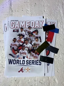 Atlanta Braves 2021 Gameday Program - World Series Special Edition - vs Astros - Picture 1 of 4