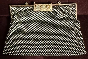 Antiguo bolso de noche con pedrería ZZ354 - Imagen 1 de 6