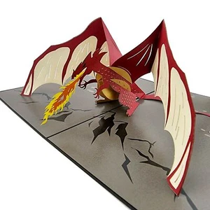 Dragon 3D pop up card - Picture 1 of 5