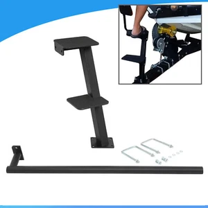 Adjustable Trailer Tongue 2 Steps Dual Steps For Bass Boat Trailer Pontoon Boats - Picture 1 of 19