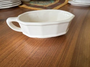Vintage Pfaltzgraff HERITAGE WHITE GRAVY BOAT Made in USA - Bild 1 von 1