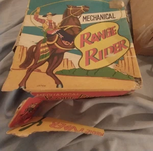 Range rider cavaliere meccanico funzionante. Giappone anni 50 - Foto 1 di 7