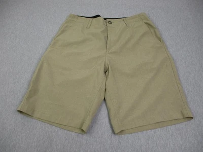 Volcom Surf & Turf Shorts Mens 31 Khaki 4 Way Stretch Hybrid Walk Chino Casual - Image 1 of 4