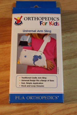 Ortopedia FLA para niños - Eslinga de brazo universal - Estampado infantil - 502104 - NUEVO EN CAJA Foto 1 de 2