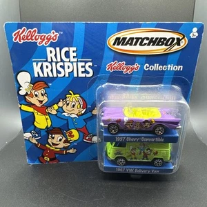 Matchbox Kelloggs Rice Krispies 67 VW Delivery Van & 57 Chevy - 2001 - Picture 1 of 11