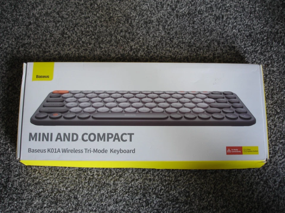 Baseus Bluetooth Wireless Numeric Keyboard USB Silent US K01A Trimode - Image 1 of 1